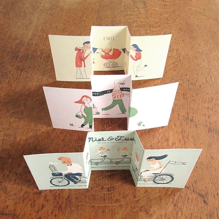 Creative Birth Cards That Reveal Big News When You Open Them Creative Birth Cards That Reveal Big News When You Open Them