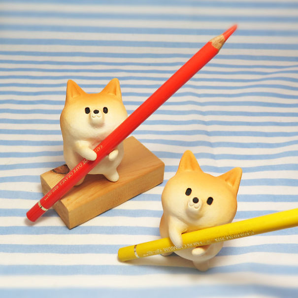 Shiba Inu Pen Holder