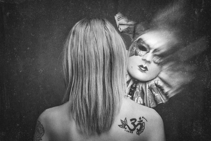 I Made This Photo Series To Help With The Cognitive Dissonance Of My Own Sobriety