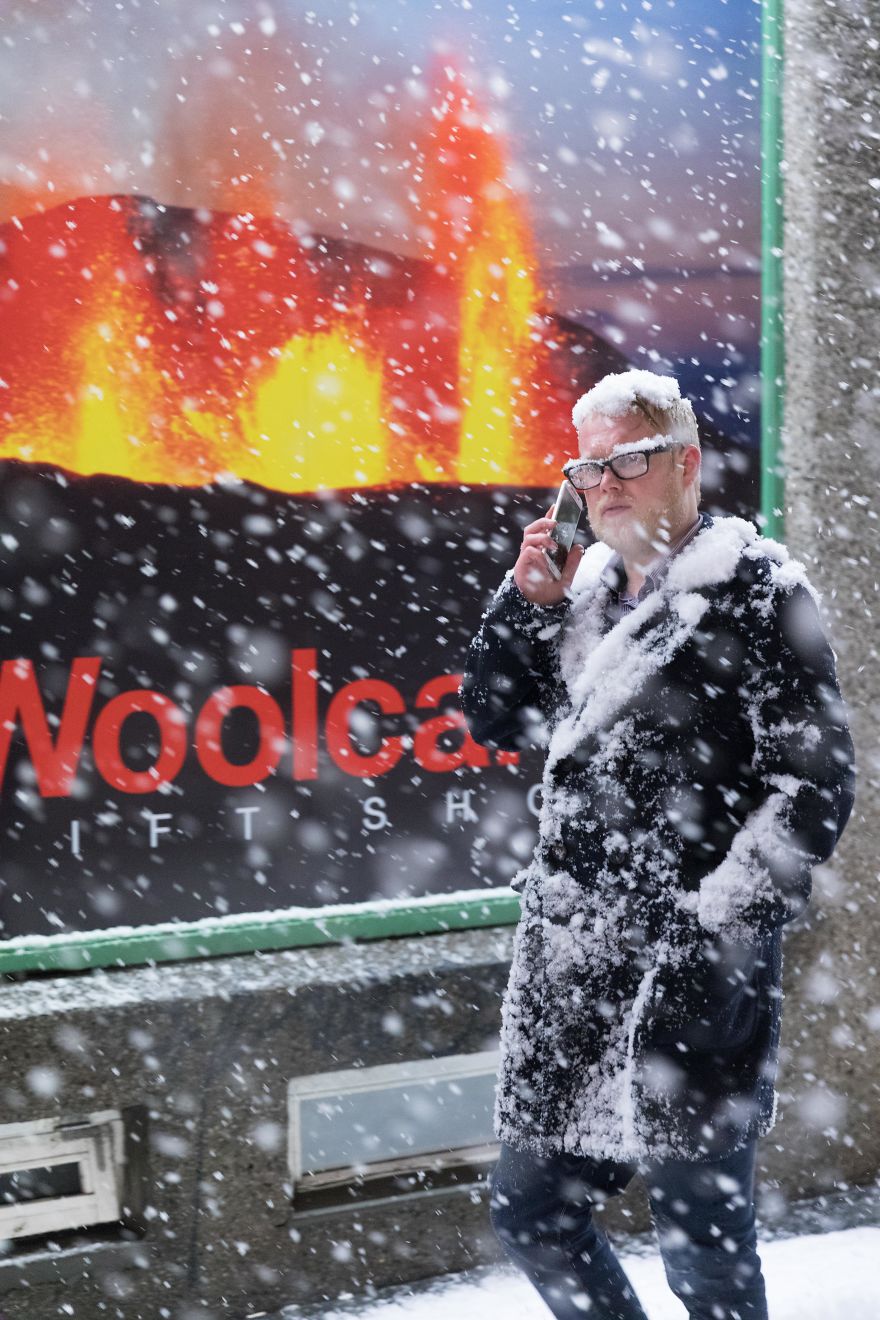 Reykjavik Snowstorm Photos