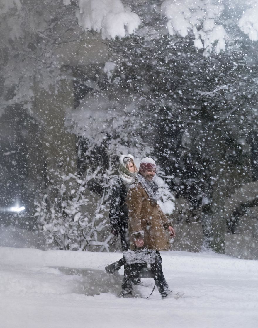 Reykjavik Snowstorm Photos