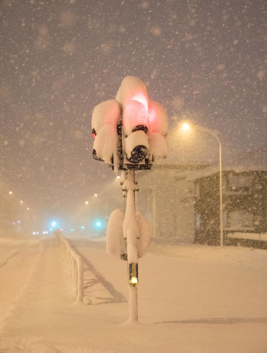 Reykjavik Snowstorm Photos