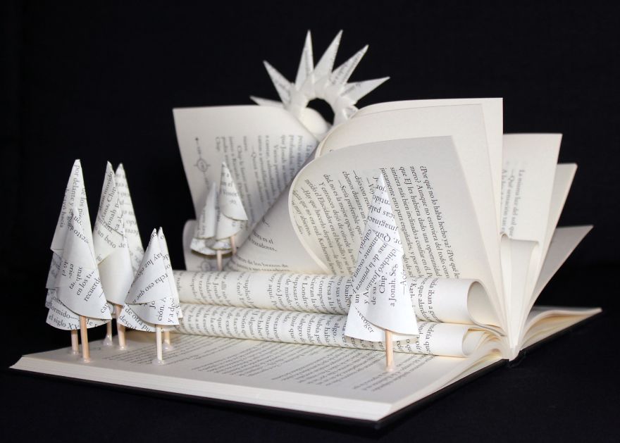 I Gave Old Books A New Life By Making Art From Them