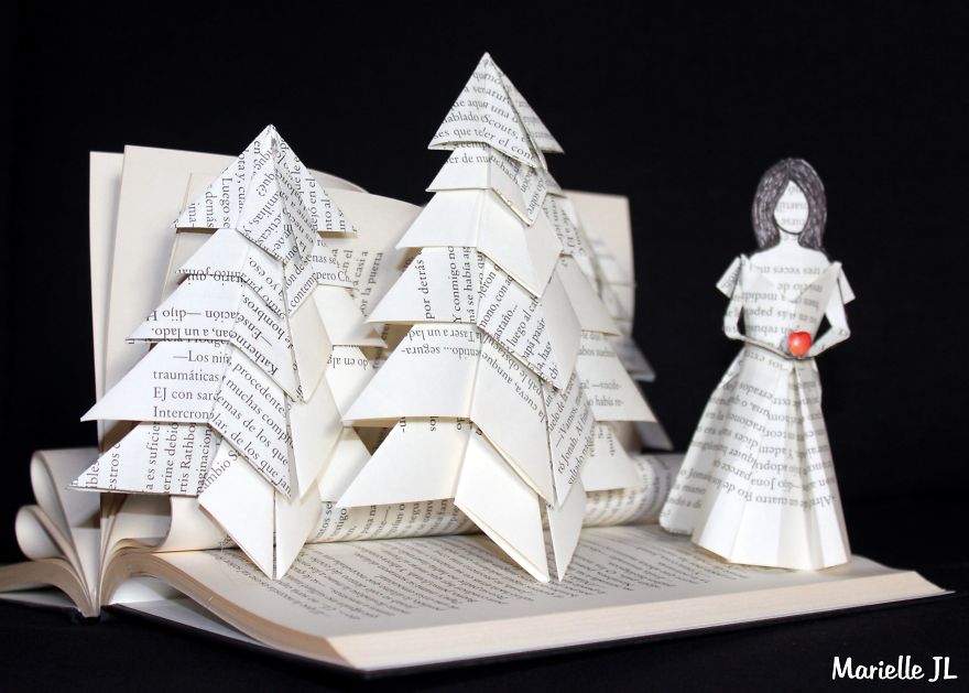 I Gave Old Books A New Life By Making Art From Them