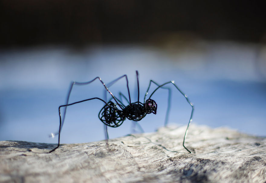 I Create Animal Sculptures Using Wire To Spread Awareness About Our Endangered Nature