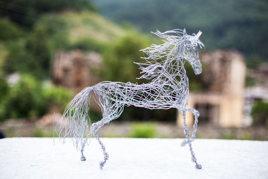 I Create Animal Sculptures Using Wire To Spread Awareness About Our Endangered Nature