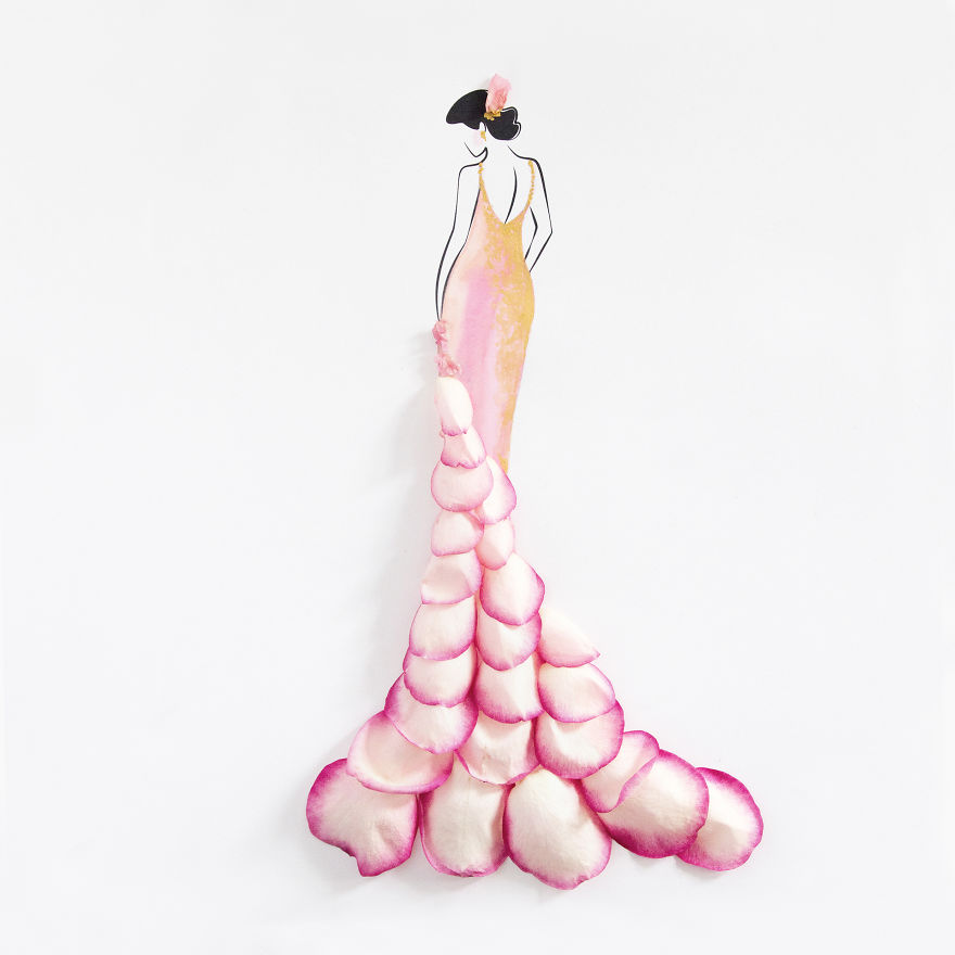 I Created An Illustrated Alter Ego Sassy Du Fleur, Out Of Petals