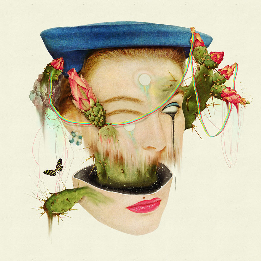 These Vintage Melting-Face Portraits Will Trip You Out