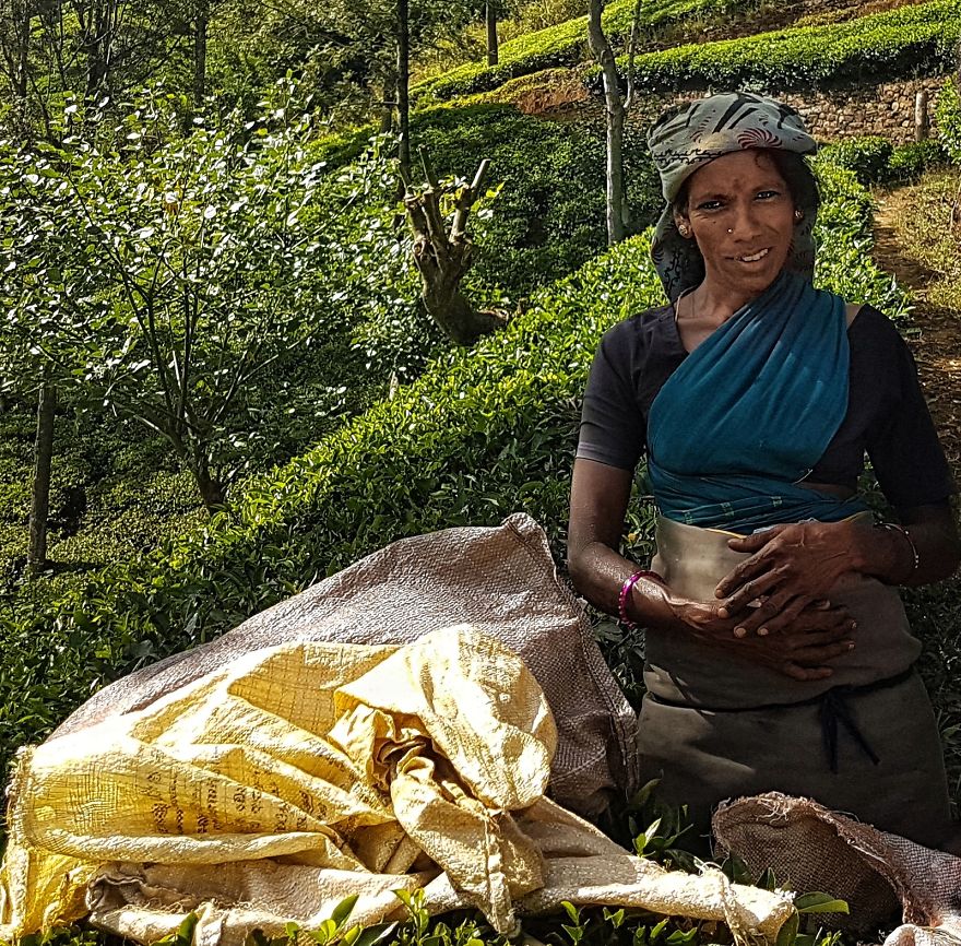 Before & After Photos Of Beautiful Women In Sri Lanka Were Gifted A Red Lipstick