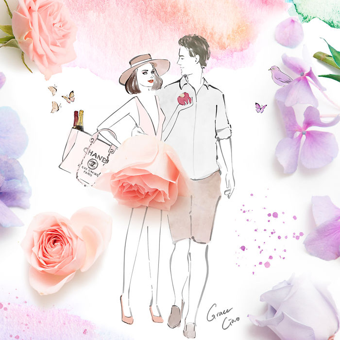 These Illustrations By Fashion Illustrator Grace Ciao Will Make You Fall In Love Again