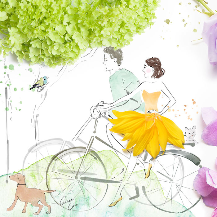 These Illustrations By Fashion Illustrator Grace Ciao Will Make You Fall In Love Again