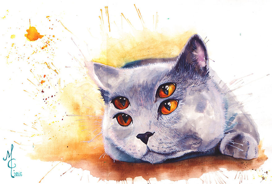 Watercolor Animals By Illustrations Of Dreams