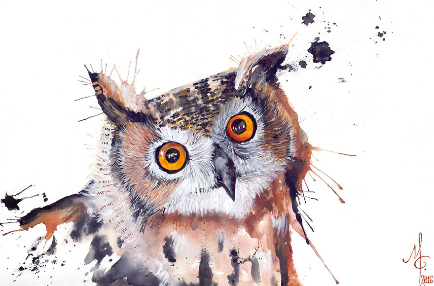 Watercolor Animals By Illustrations Of Dreams