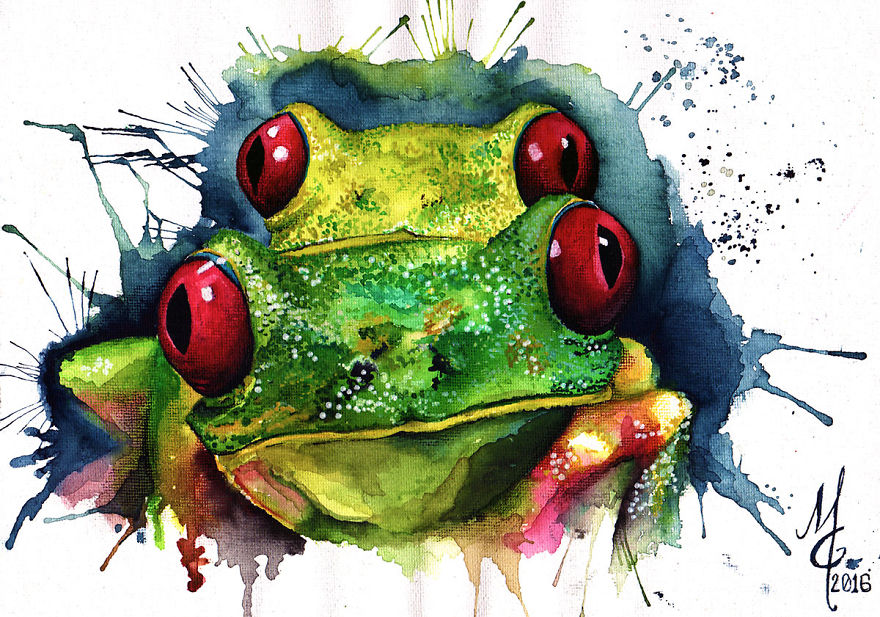 Watercolor Animals By Illustrations Of Dreams