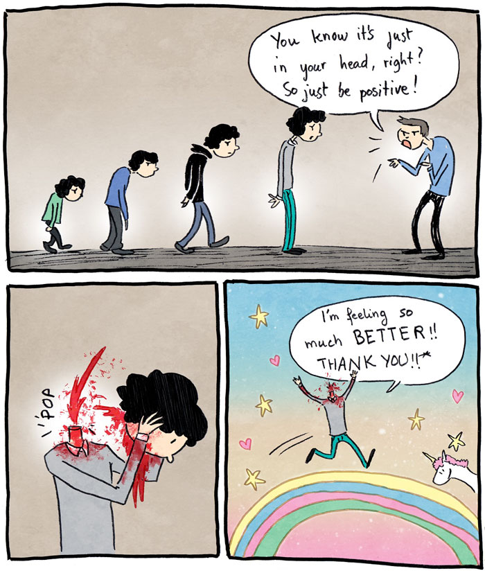 I Explain What My Depression And Anxiety Feels Like Through These Comics