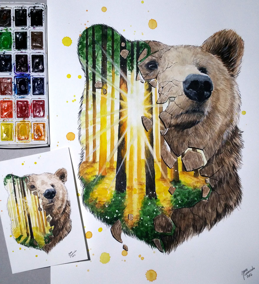 I Paint The Beauty I See In Animals To Remind Us To Preserve Nature