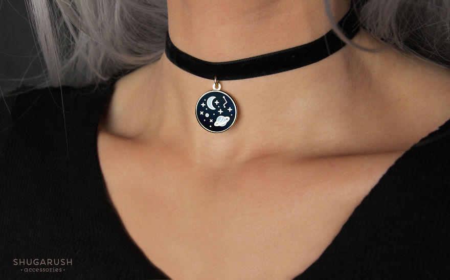 I Create Unique Glow In The Dark Jewellery And Enamel Pins