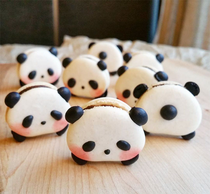 Han llegado los macarons en forma de panda y son demasiado bonitos para comérselos