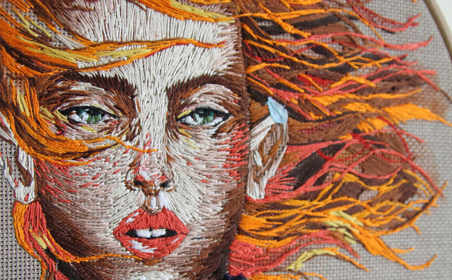 I "Illustrate" People Using Needle And Thread