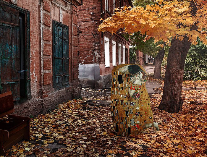 The Kiss (Lovers) By Gustav Klimt