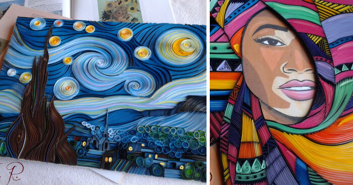 I Create These Artworks Completely Out Of Paper