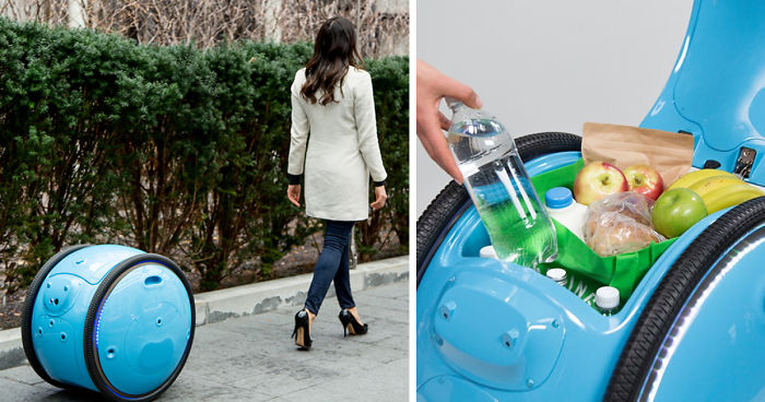 This Robot Follows You Around Carrying All Your Stuff