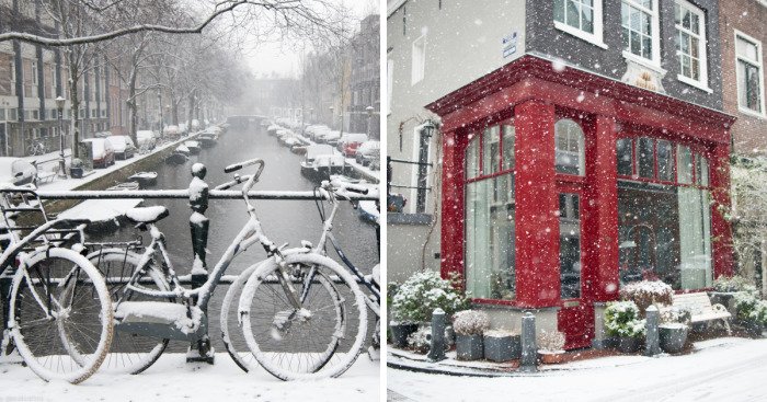 I Photographed Amsterdam Looking Like A Fairy Tale After A Snowfall