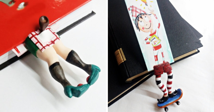 I Create Funny Handmade Bookmarks From Polymer Clay