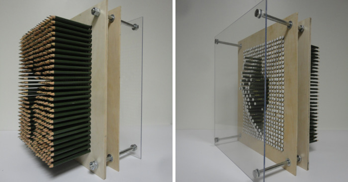 I Made This Art Project Using 560 Pencils