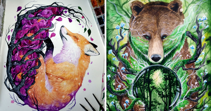 I Paint The Beauty I See In Animals To Remind Us To Preserve Nature