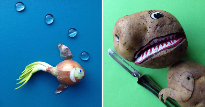I Turn Fruits And Vegetables Into Art