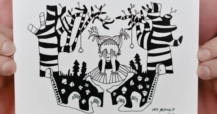 Printed Postcards By Artist, Illustrator Yaska Art