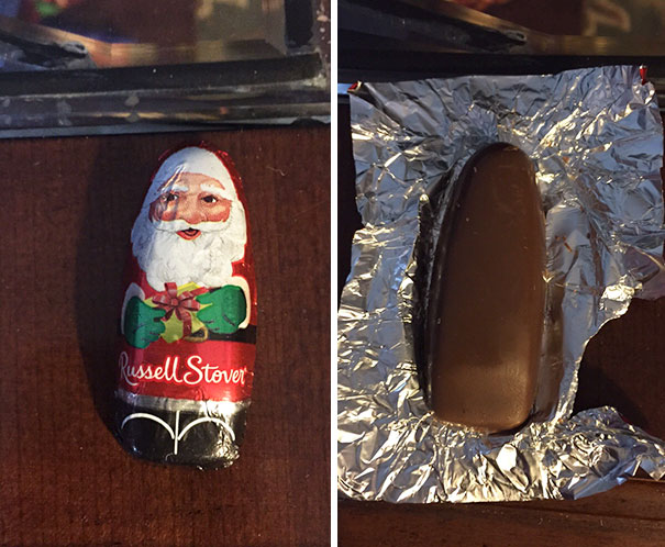 Super Detailed Chocolate Santa