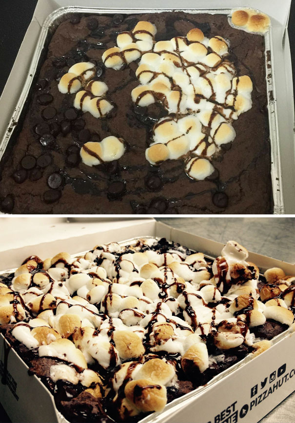Pizza Hut Hot Chocolate Brownie