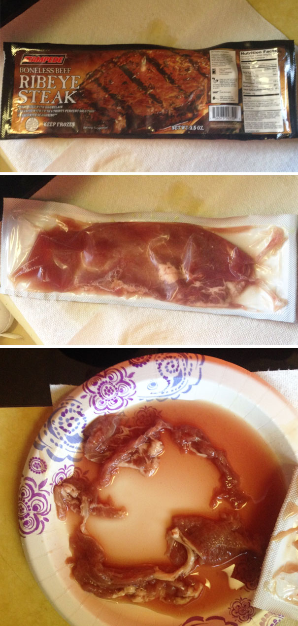 I Thought I Was Being Frugal By Buying A Steak From The Dollar Store