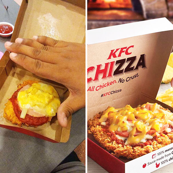 Kfc Chizza In Real Life