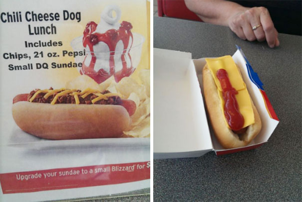 What I Got Versus What I Ordered