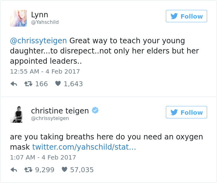 Christine Teigen Tweets