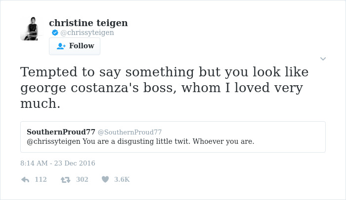Christine Teigen Tweets