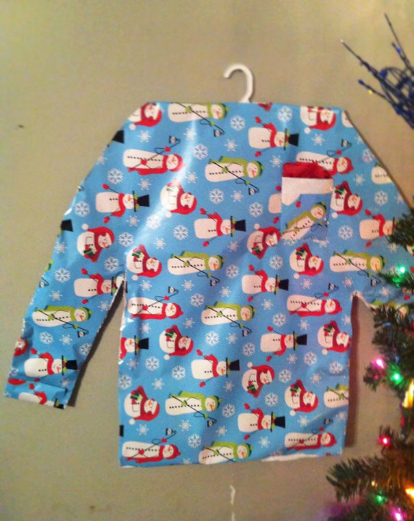 My Friend Asked Her Husband To Wrap At Least One Shirt, This Is What She Got