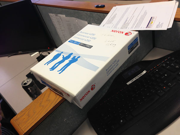 My Co-Workers Clever iPad Wrapping. His Wife Will Be Severely Trolled