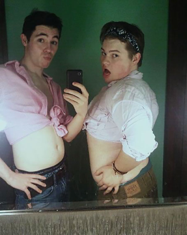 Told My Girlfriend I Was Sleeping Over At My Friends House, She Said To Send Sexy Pics. We Delivered