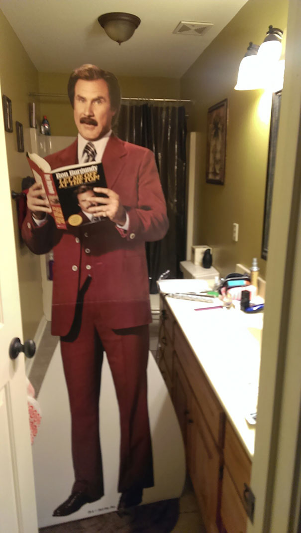 Left A Surprise In The Bathroom For My Girlfriend