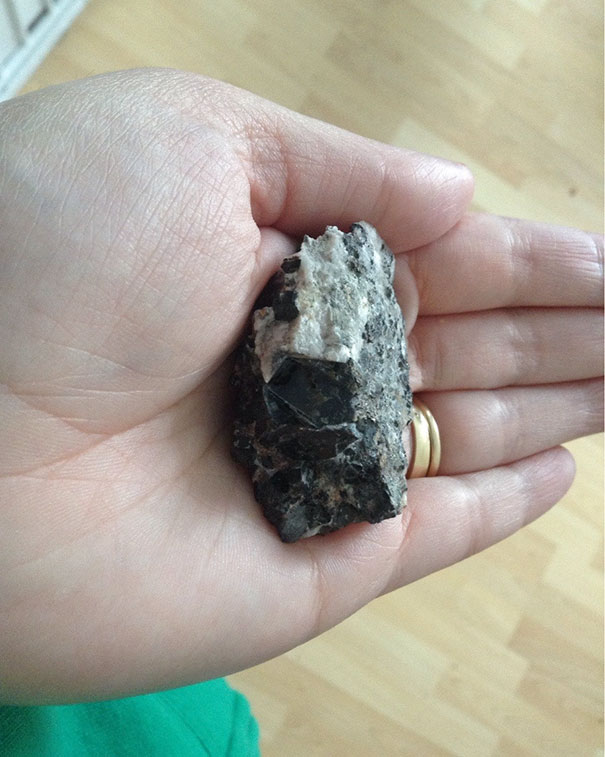 My Husband Couldn't Wait To Show Me The Rock He Got Me For Our Anniversary. Should Have Remembered He's A Mining Engineer