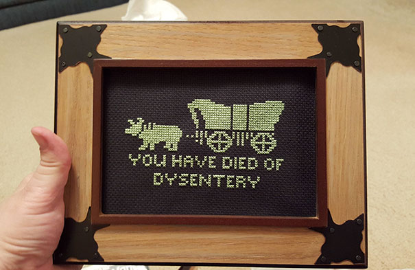 My Wife Asked Me What I Wanted For Christmas, She's Crafty So I Told Her To Make Me Something. Couldn't Be Happier