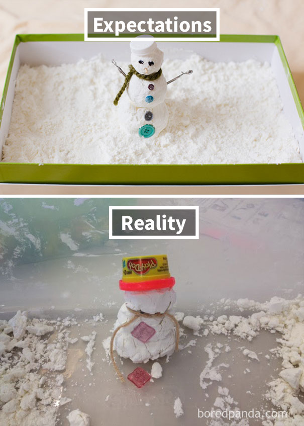 Indoor Snowmen Fail