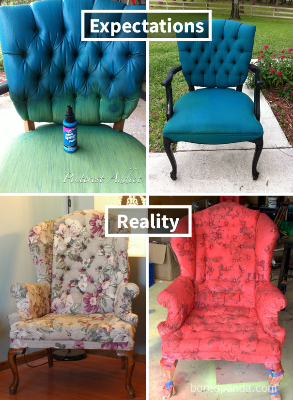 Don't Spray Paint Your Patterned Upholstery