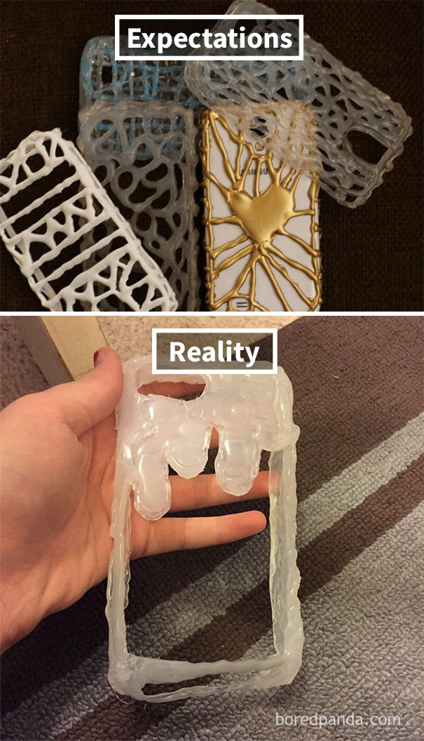 Saw An Interesting DIY On My Explore And Instead Of Sleeping I Tried It. I Failed Miserably