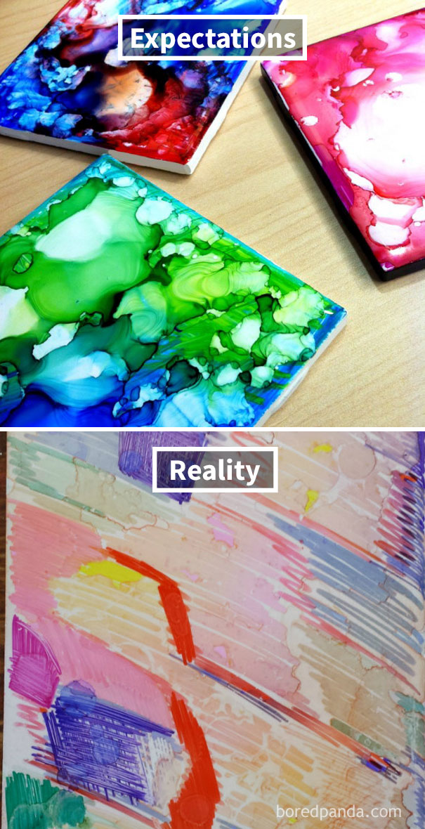 Sad Sharpie Scribble Coasters