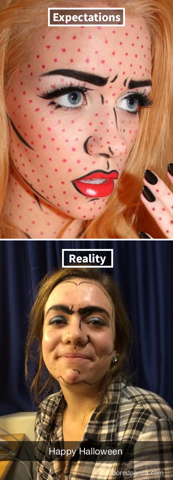 Halloween Makeup Fail